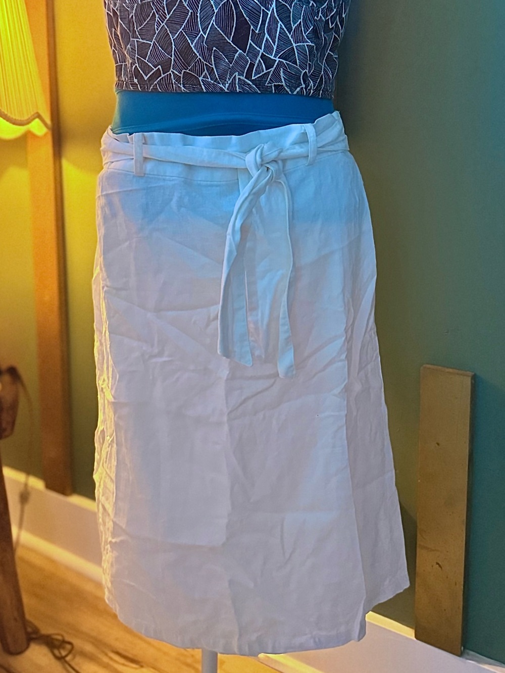 Anne klein white linen blend - Picture 2 of 6